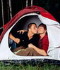 a gay camping trip for two