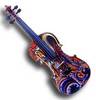 colorful violin