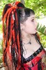 red dreadlocks