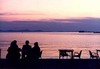 A Greek island sunset
