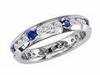 Sapphire and Diamond Band