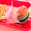 ♥Burger with french Fries♥