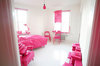a pink apartment