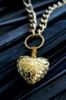 Golden heart necklace