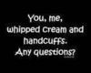 handcuffs n cream