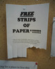 A strip of paper