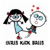 Girls kick Balls