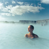 bath in the Blue Lagoon