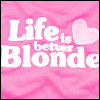 I'm blonde and proud of it!