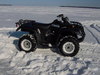 ATV ride in the snow