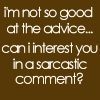 Sarcastic Comment