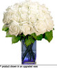 ♥ 24 Brilliant White Roses