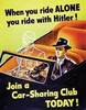 Carpool! Or sit with Hitler!