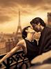 Romantic Snog In Paris