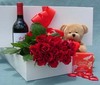 bear with wine and roses