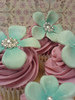 Jade Flower Cupcakes