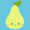Cute curves pear