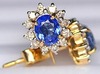 Sapphire Diamonds Earrings