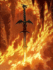 A Blazin Flame Sword