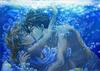 Under water kiss