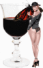 a sexy glass of wine