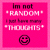 Random thoughts