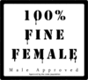 100% Fine Female...