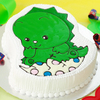 baby dino cake