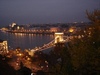 a trip to Budapest at night