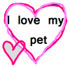 I love my pet