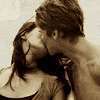 passionate kiss