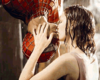 A kiss like in Spiderman movie