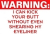 a warning!