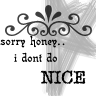 I dont do nice