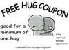 free hug coupon