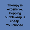 I choose bubblewrap