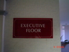 Access to the excutive floor