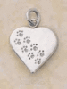 Paw-print charm