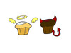 Angel &amp; Devil Cupcakes