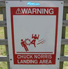 Chuck Norris Landing area