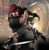 Knife fight with Leon n Krauser