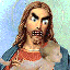 Zombie Jesus Eating A Baby