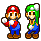 a Mario and Luigi dance break