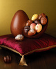 a luxurious chocolate egg