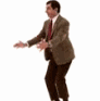 Mr Bean's sexy profile dance
