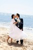 A Romantic Kiss On The Beach