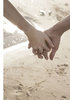 holding hands on the beach...