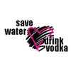 save water drink vodka