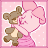 baby piglet hug