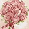 A dozen pink roses~ღ